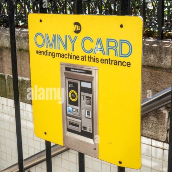 Authentic MTA Signage announcing the use of the OMNY - Picture 4 of 4